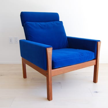 Danish Modern Hans J. Wegner AP62 High Back Lounge Chair AP Stolen Made in Denmark 