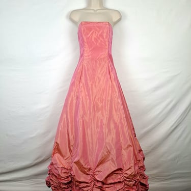 Vintage Y2K Jessica McClintock Light Pink Prom Dress, Size Small 