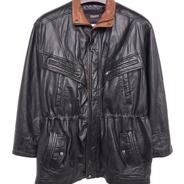 1990s Wilson's Leather Duffle Jacket