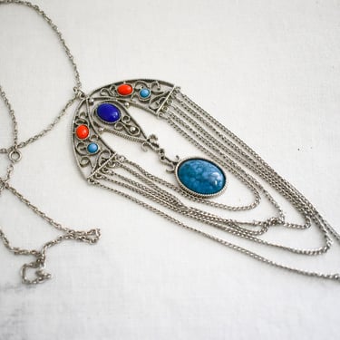 1970s Swag Pendant Necklace 