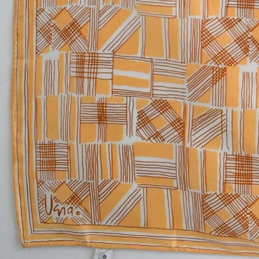 1960s/70s Vera Neutral Cross Hatch Scarf 