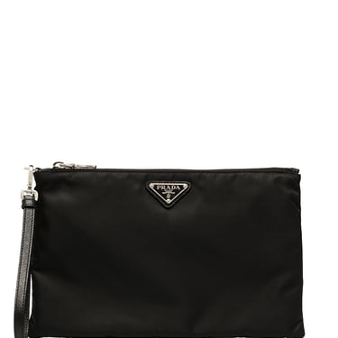 Prada Men Re-Nylon And Saffiano Pouch