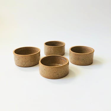 Speckled Pottery Bowls - Set of 4 