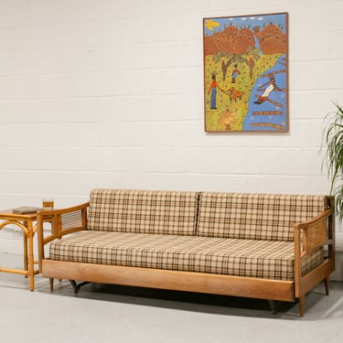 Vintage Mid Century Modern MCM Trundle Sleeper Sofa Sunbeam Vintage Highland Park Los Angeles CA