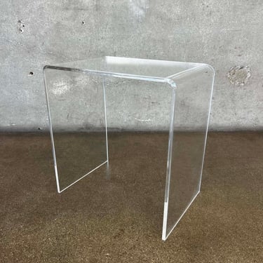 Vintage Lucite Side Table #1