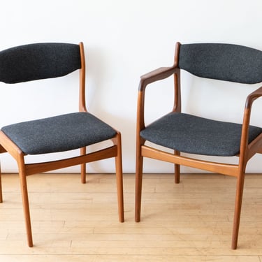 Set of 6 Danish Teak Dining Chairs