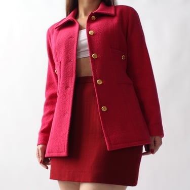 90s Chanel Fuchsia Jacket