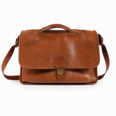 Coach Leather Shoulder Bag Messenger Bag Briefcase 