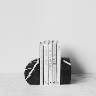 Pair of Marble Bookends