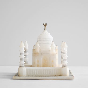 Vintage Marble Replica of the Taj Mahal 
