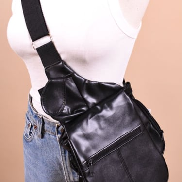 Black Sling Side Bag