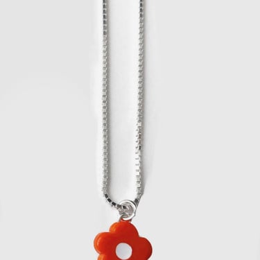 WOLL - Mod Flower Necklace - Tomato