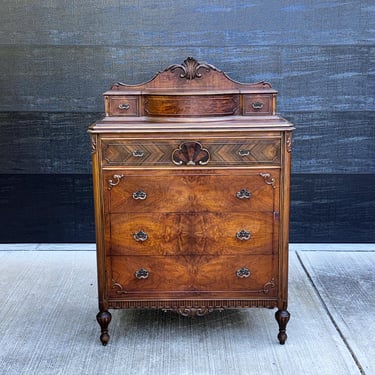 Cute vintage three drawer dresser on wheels, 42 x 34 3/4 | Earthwise  Architectual Salvage (Tacoma) - Tacoma, WA | ATTIC