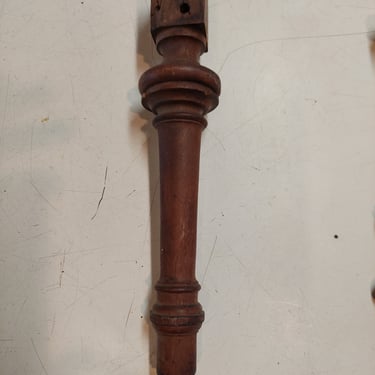 Vintage Wood Table/Chair Legs with Caster L 15"