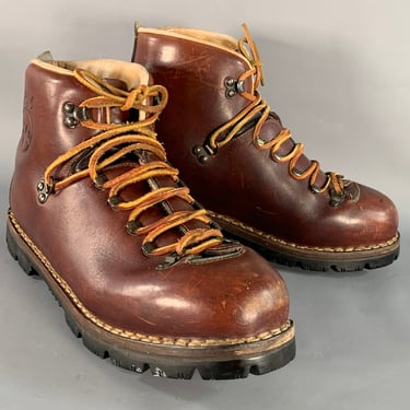 JOHNSTON & MURPHY Size 10 Brown Leather Lace-Up Hiking Ankle  display picture 2