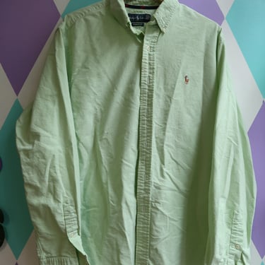 Ralph Lauren Green Button Up