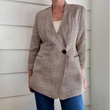 Vintage Gianfranco Ferré Blazer | Gianfranco Ferré Jacket | 1980s Blazer | 90s Blazer | Vintage Plaid Blazer | Italian Vintage 