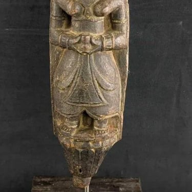 778 India Carved Wood of Shakti Goddess