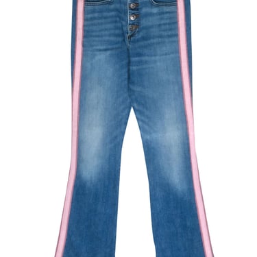 Veronica Beard - Light Wash "Carolyn Tuxedo Stripe Jeans" Sz 00