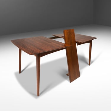 Mid Century Modern Expansion Dining Table in Solid Walnut by Russel Wright for Conant Ball, USA, c. 1960's 