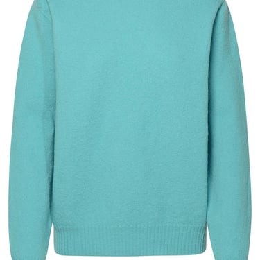 Jil Sander Turquoise Wool Sweater Woman