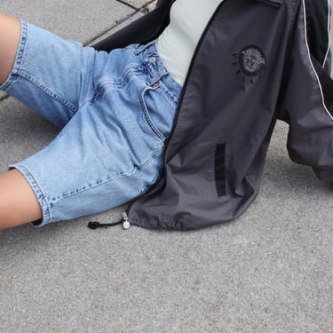90s Versace Embroidered Bold Windbreaker Jacket