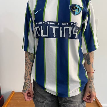 Vintage Nike ‘97 Tampa Bay Mutiny Away Kit size M