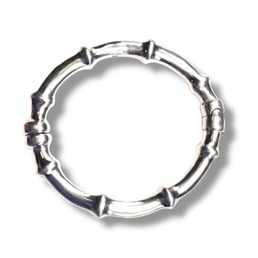 Sterling Bamboo Bangle