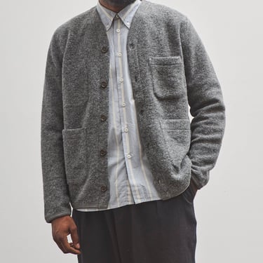 Universal Works Cardigan, Grey Marl