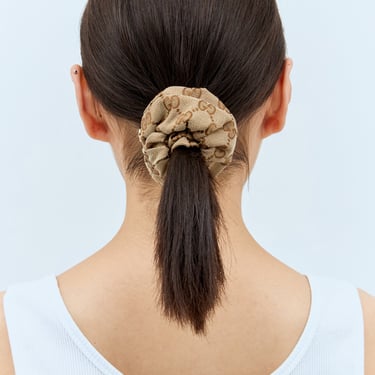 Gucci Women Gg Canvas Scrunchie