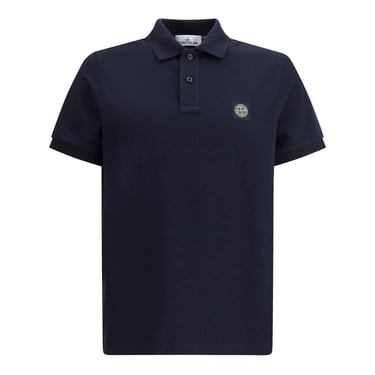 Stone Island Men Logoed Polo Shirt