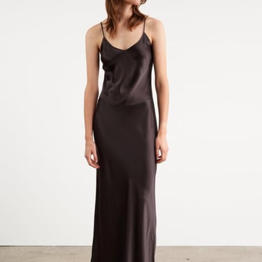 Cami Silk Gown - Burgundy