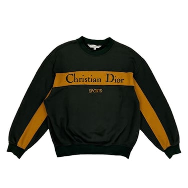 Christian dior sports sweatshirt yellow online