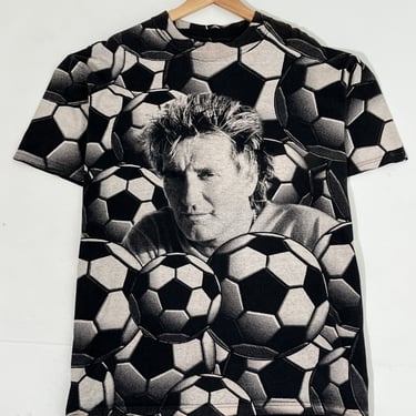 Vintage 1990's A.O.P. Soccer Rod Stewart T-Shirt Sz. L