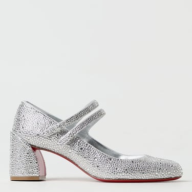 Christian Louboutin High Heel Shoes Woman Silver Women