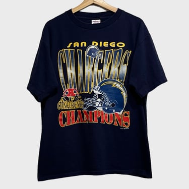 Vintage 1994 San Diego Chargers AFC Champions Shirt L