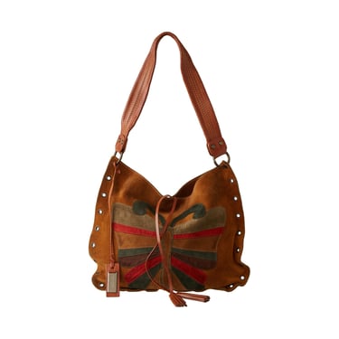 Dolce &amp; Gabbana Brown Butterfly Shoulder Bag