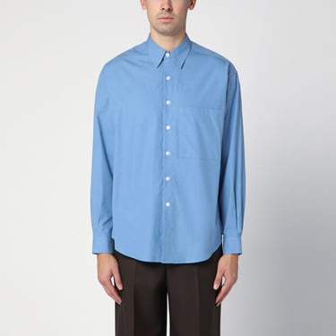 Auralee Light Blue Cotton Shirt Men