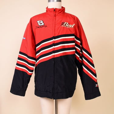 Red Y2K Dale Earnhardt Jr. Jacket By Custom Authentics