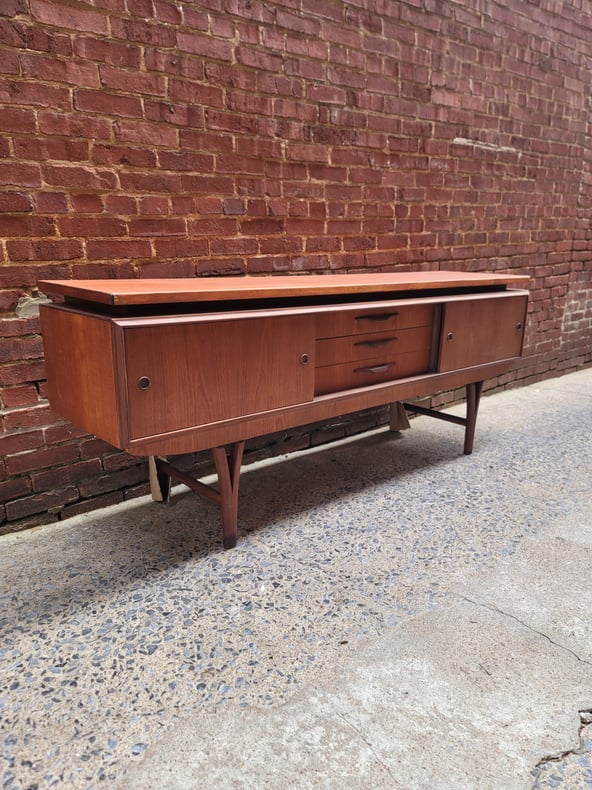 PER 204 Teak Credenza with Floating Top