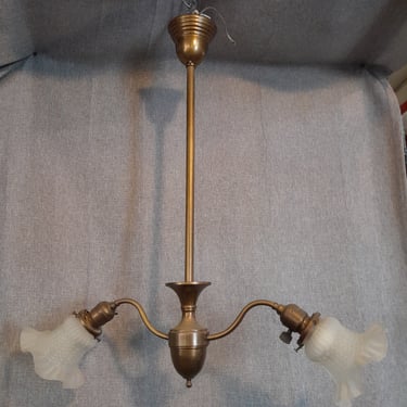 Antique Two Arm Pendant Light