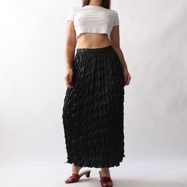 Vintage Scrunchie Textured Skirt - W28+