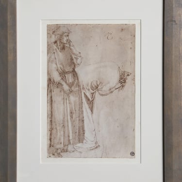Due Figure Ammantate from Disegni di Michelangelo, Michelangelo 