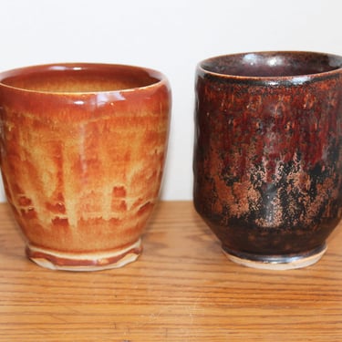 Handmade pottery cup 