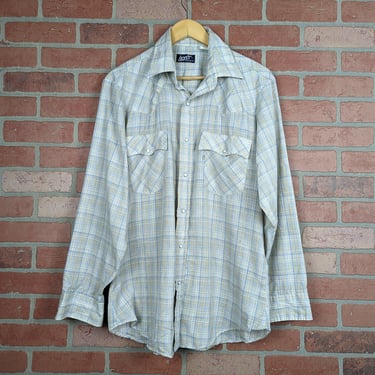 Vintage 70s Levi's ORIGINAL Button Down Work Shirt - Medium 