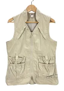 Duluth Trading Khaki Safari Vest Small EUC