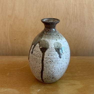Glazed stoneware vase
