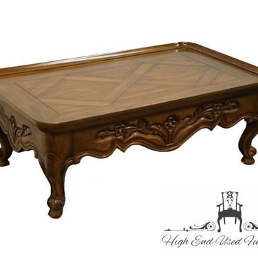 KARGES Solid Walnut Country French Provincial 44x26" Accent Coffee Table 