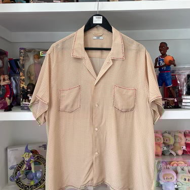 Bode Silk Light brown Button Up size XL/XXL