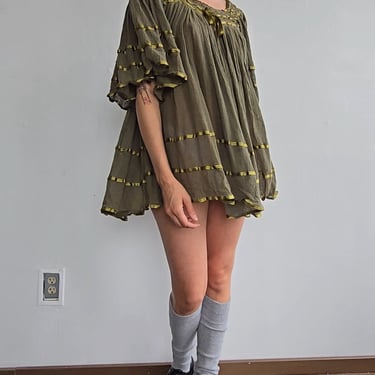 Seaweed Gauze Dress (L)